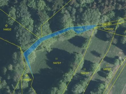 Prodej pozemku, les, 281 m²