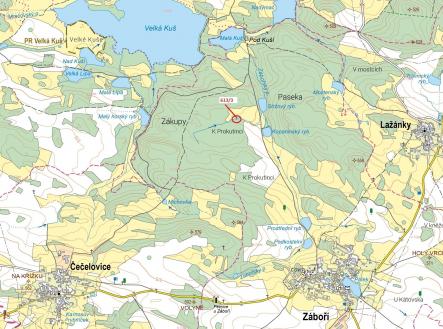 Prodej pozemku, les, 180 m²