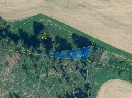 Prodej pozemku, les, 185 m²