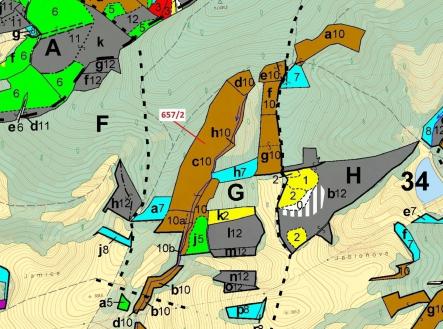 Prodej pozemku, les, 22 874 m²