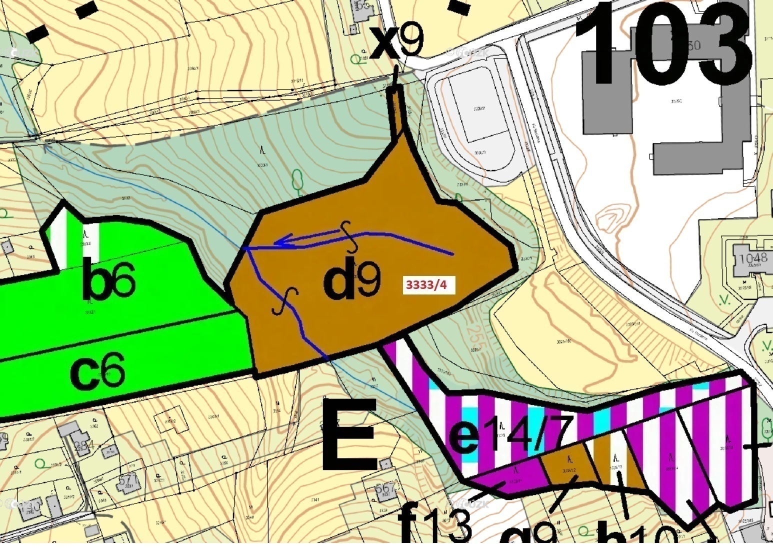Lesní pozemek o výměře 11 452 m2, podíl 1/1, katastrální území Horní Lutyně, obec Orlová, obec s roz