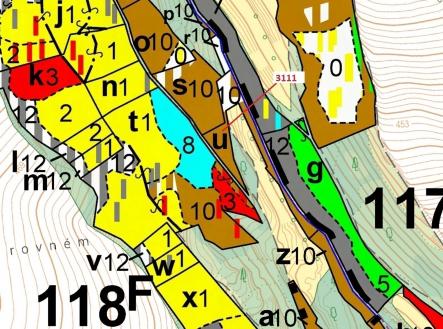 Prodej pozemku, les, 2 958 m²