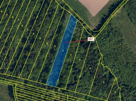 Prodej pozemku, les, 5 963 m²