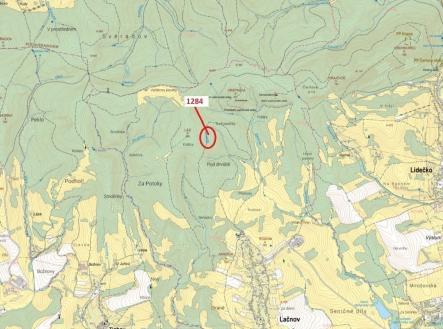 Prodej pozemku, les, 3 805 m²