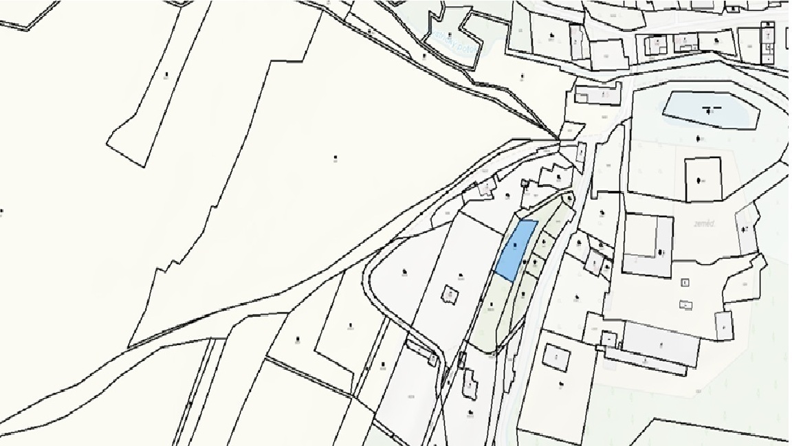 E-veřejná soutěž pozemků o výměře 1770 m2, kat. území Újezd Svatého Kříže