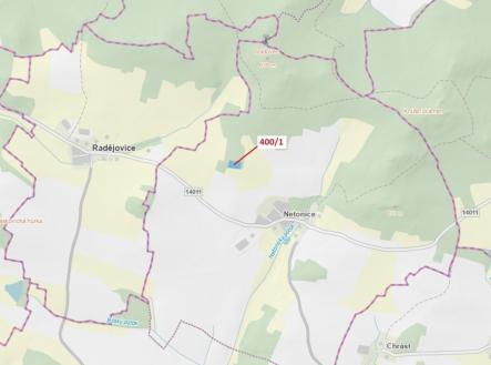 Prodej pozemku, les, 3 965 m²