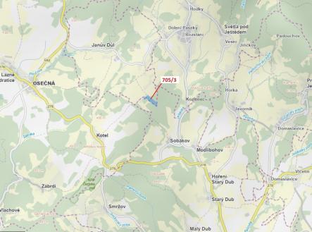 Prodej pozemku, les, 27 787 m²