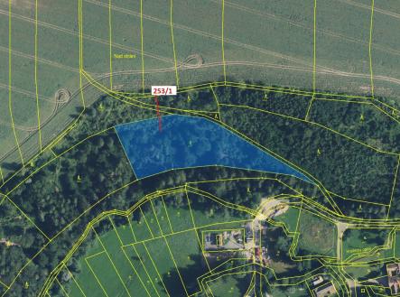 Prodej pozemku, les, 7 264 m²