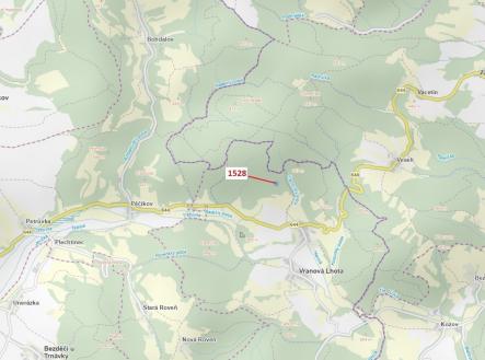 Prodej pozemku, les, 5 323 m²