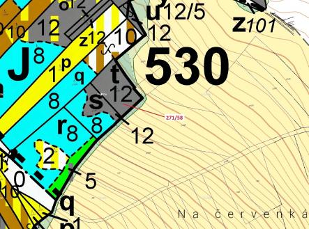 Prodej pozemku, les, 2 102 m²