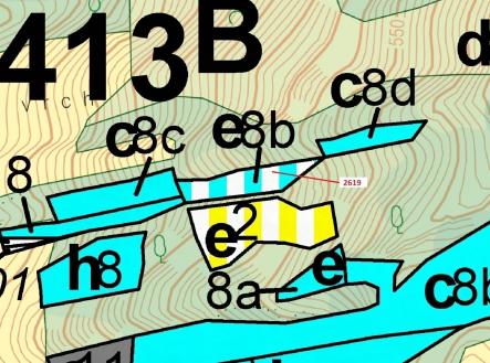 Prodej pozemku, les, 867 m²