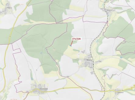 Prodej pozemku, les, 1 643 m²