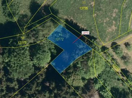 Prodej pozemku, trvalý travní porost, 404 m²