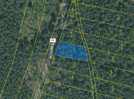 Prodej pozemku, les, 682 m²