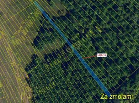 Prodej pozemku, les, 255 m²