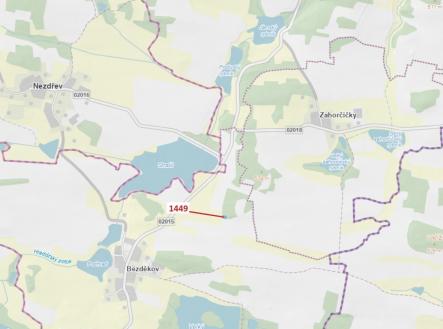 Prodej pozemku, les, 638 m²