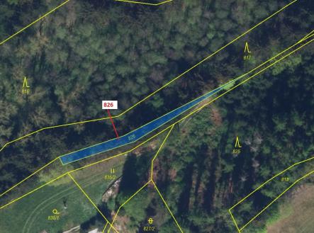 Prodej pozemku, les, 248 m²