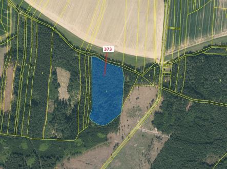 Prodej pozemku, les, 25 608 m²