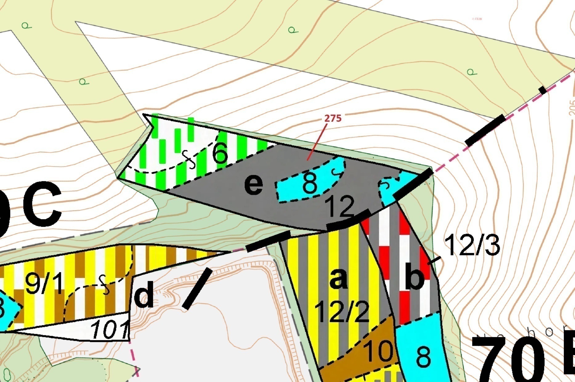 Lesní pozemek o výměře 10 319 m2, podíl 1/1, katastrální území Jeviněves, obec Jeviněves, obec s roz