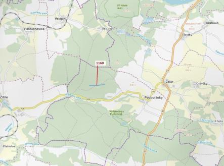 Prodej pozemku, les, 12 984 m²