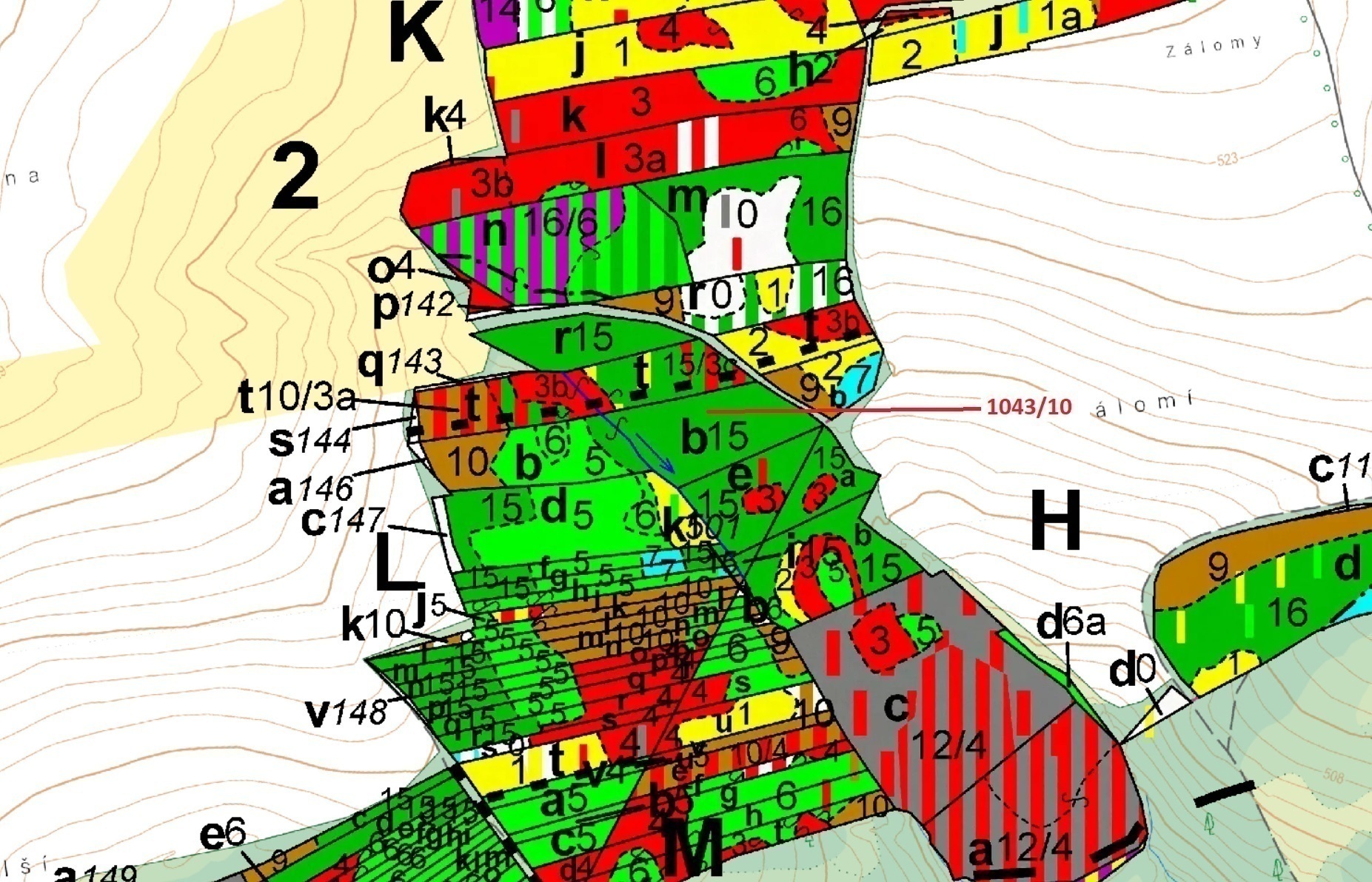 Lesní pozemek o výměře 11 078 m2, podíl 1/1, katastrální území Strážkovice, obec Strážkovice, obec s