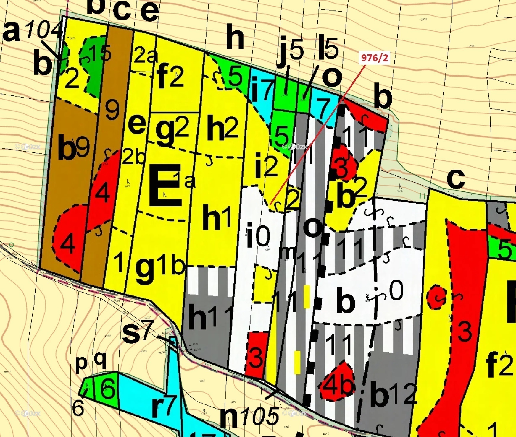 Lesní pozemek o výměře 5170 m2, podíl 1/1, katastrální území Třešně u Záhoří, obec Záhoří, obec s ro