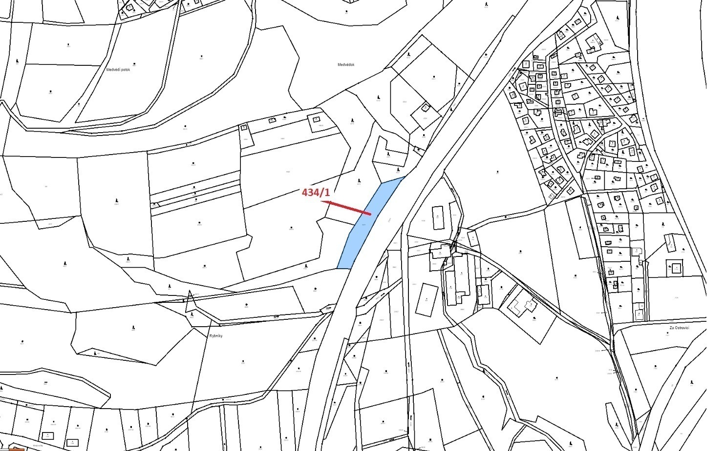 Ostatní plocha o výměře 2788 m2, podíl 1/1, katastrální území Metylovice, obec Metylovice, obec s ro