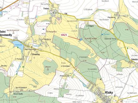 Prodej pozemku, les, 4 906 m²