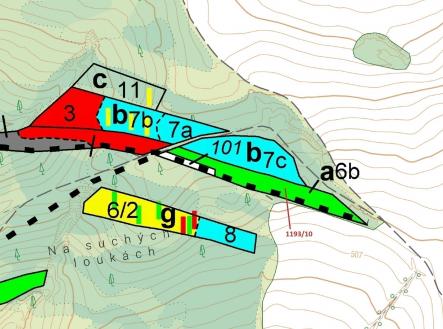 Prodej pozemku, les, 4 694 m²