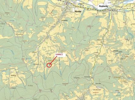 Prodej pozemku, les, 2 322 m²