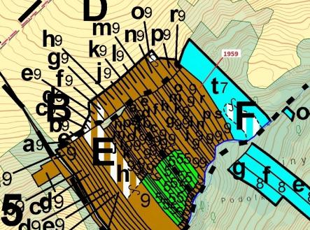 Prodej pozemku, les, 1 160 m²