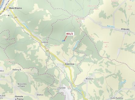 Prodej pozemku, les, 8 765 m²