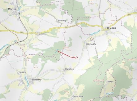 Prodej pozemku, les, 5 152 m²