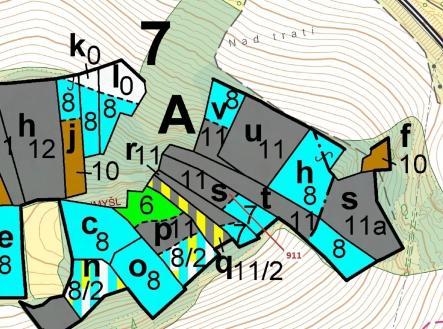 Prodej pozemku, les, 2 882 m²