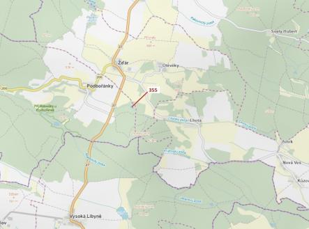 Prodej pozemku, les, 1 924 m²