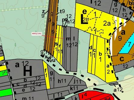 Prodej pozemku, les, 1 174 m²