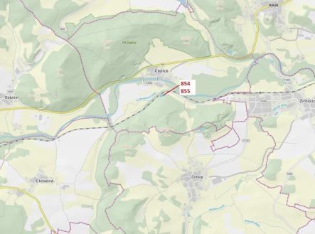 Prodej pozemku, les, 2 561 m²