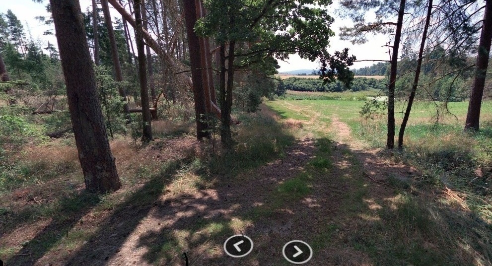 E-dražba pozemků o výměře 1726 m2, kat. území Doubravka u Týna nad Vltavou