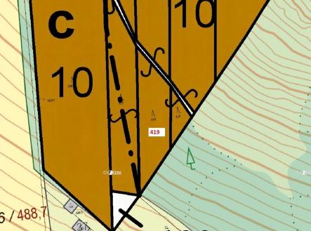 Prodej pozemku, les, 1 446 m²