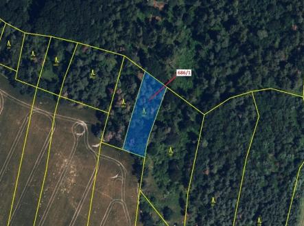 Prodej pozemku, les, 1 280 m²