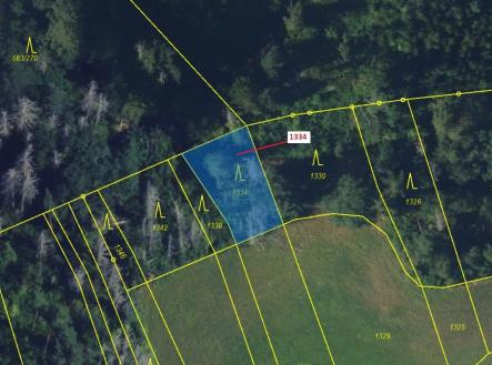 Prodej pozemku, les, 420 m²