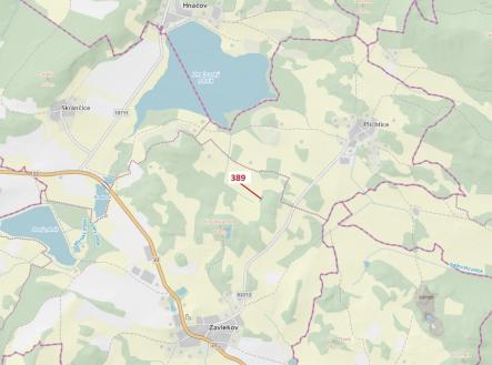 Prodej pozemku, les, 332 m²