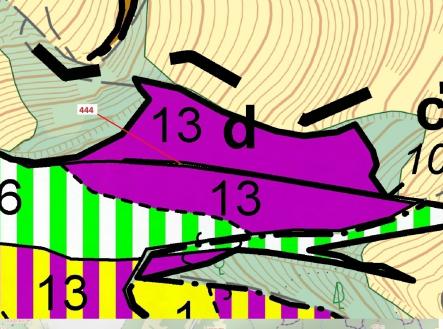 Prodej pozemku, les, 302 m²