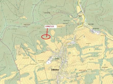 Prodej pozemku, les, 200 m²