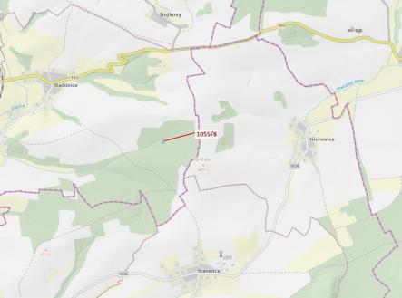 Prodej pozemku, les, 546 m²