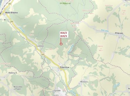 Prodej pozemku, les, 85 m²