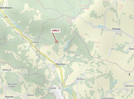 Prodej pozemku, les, 26 m²