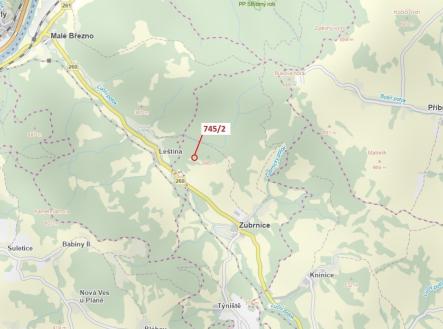 Prodej pozemku, les, 5 m²