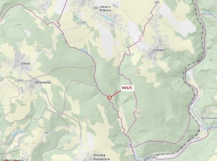 Prodej pozemku, les, 88 m²