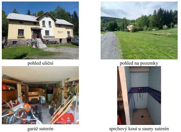 Ubytovací zařízení penzion Pekařov, okres Šumperk